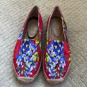 Dolce & Gabbana Red Espadrilles Size 8